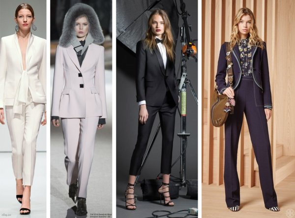 minimalista nadrágkosztüm