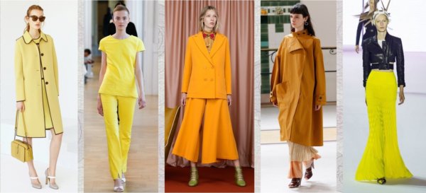 sárga - divat 2017 tavasz